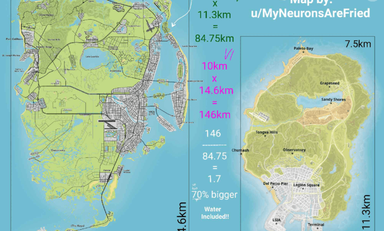 Exploring the GTA 6 Map: Everything We Know and What to Expect GTA 6 map